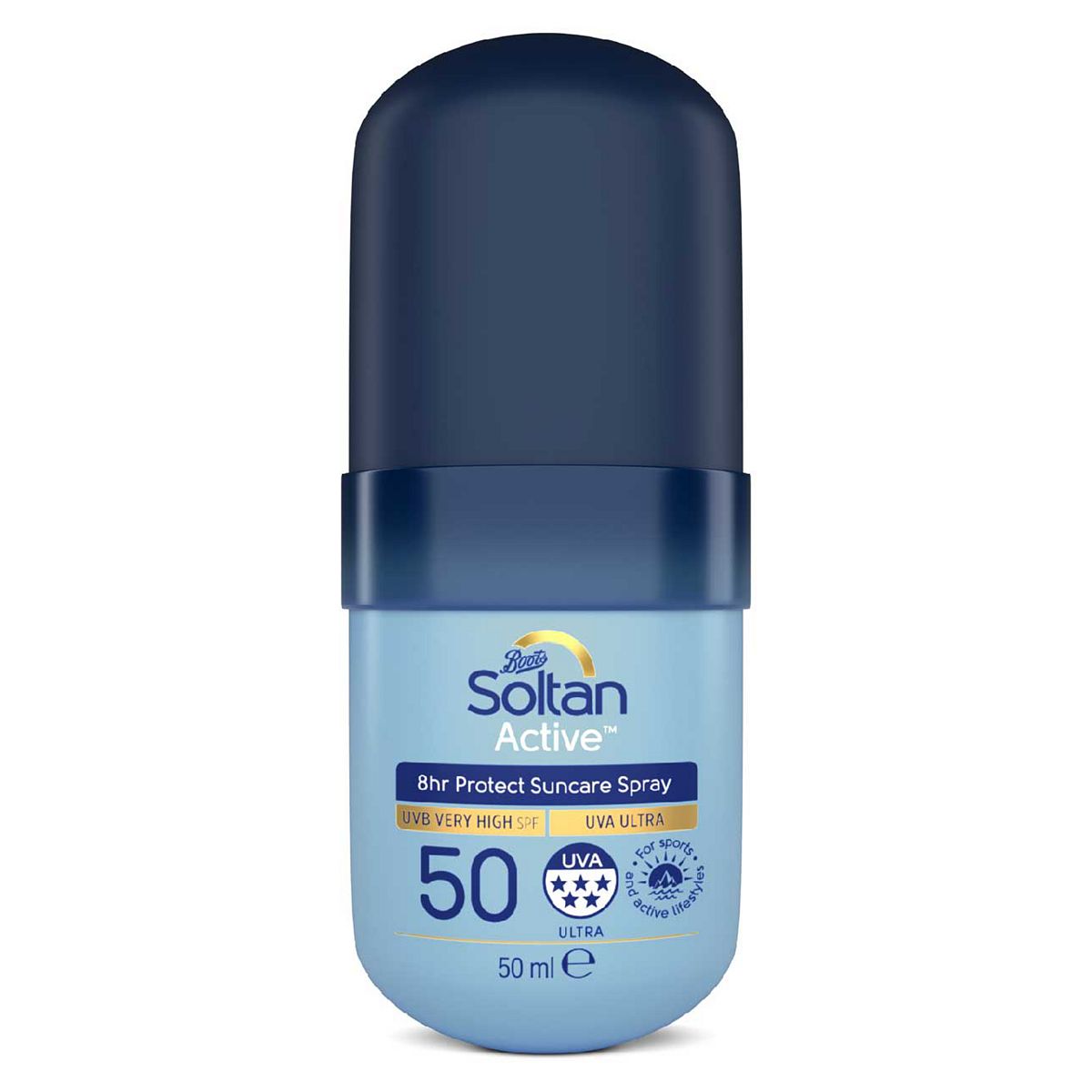 Soltan Active 8 Hour Protect Suncare Spray Spf50 50ml