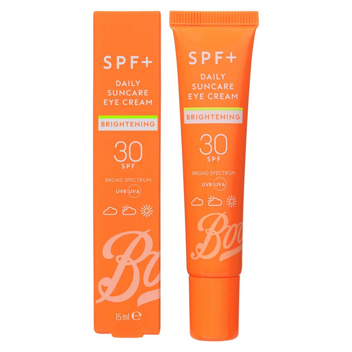 Boots Spf+ Brightening Eye Cream Spf30 15Ml