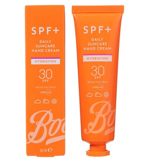 Boots SPF+ Hydrating Hand Cream SPF30 30ml