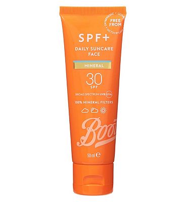 Boots SPF+ Mineral Suncare Face Lotion SPF30 50ml