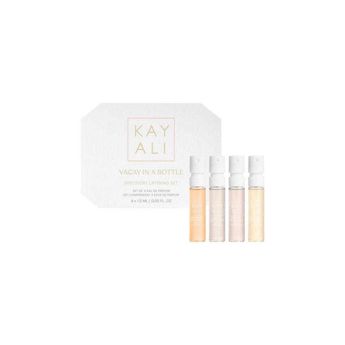 Kayali Vacay In A Bottle Sample Set