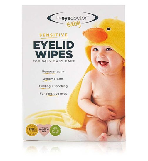 The Eye Doctor® Biodegrade Baby Eyelid Wipes x 20