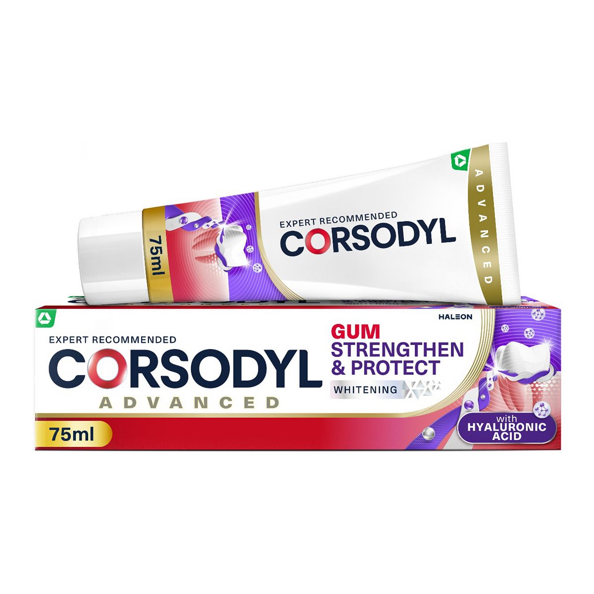 Corsodyl Gum Strengthen & Protect Whitening Toothpaste 75Ml