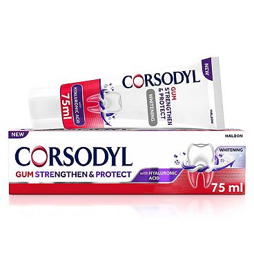 Corsodyl Gum Strengthen & Protect Whitening Toothpaste 75ml