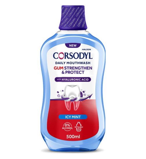 Corsodyl Gum Strengthen & Protect Mouthwash 500ml