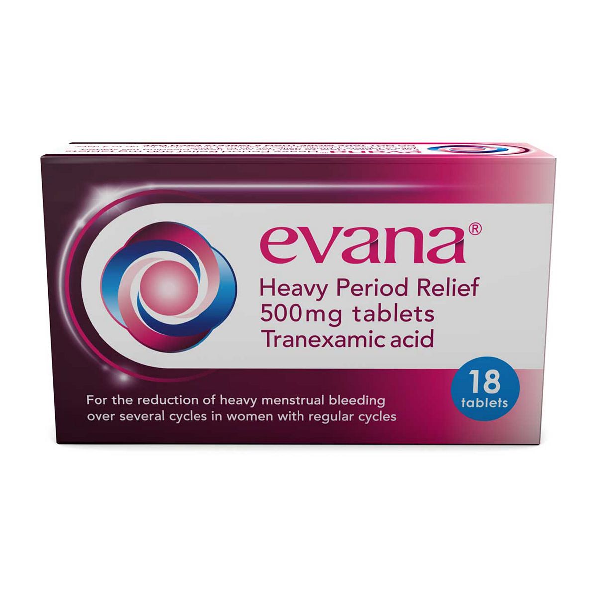 Evana Heavy Period Relief 500Mg Tablets -18