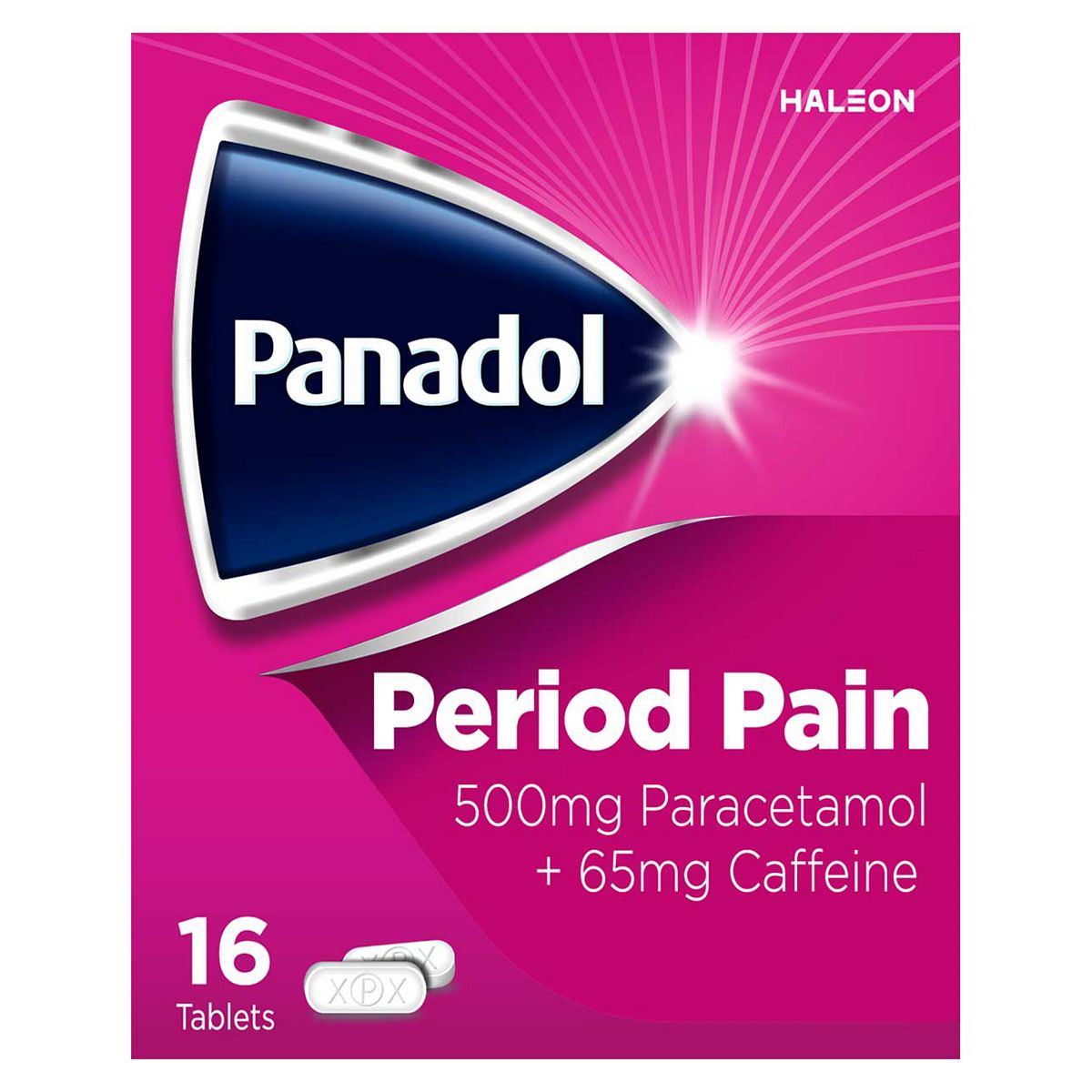 Panadol Period Pain Tabs 500/65Mg 16S g