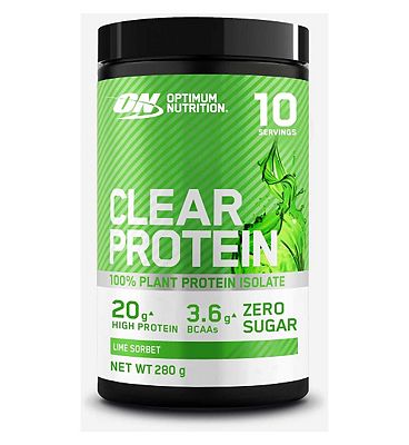 O/N clear prot lime sorbet  280g