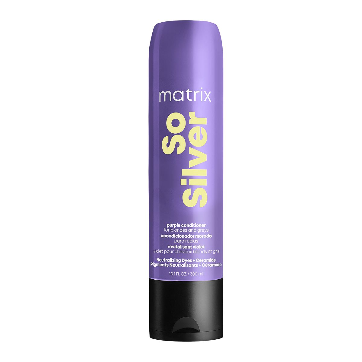 Matrix So Silver Purple Toning Pigmented Conditioner For Blonde, Grey + Hair 300ml