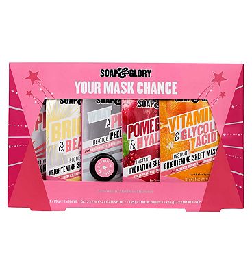 Soap & Glory Your Mask Chance 5 Piece Sheet Face Mask Gift Set