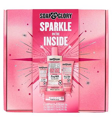 Soap & Glory Sparkle On The Inside 4 Piece Body Gift Set