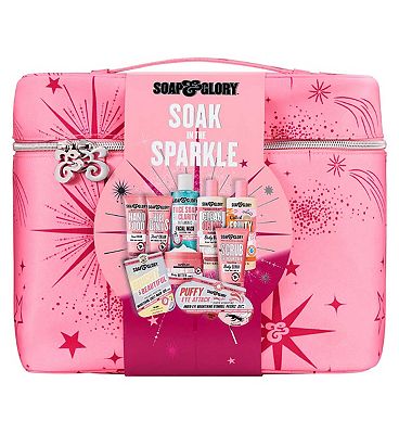 Soap & Glory Soak In The Sparkle 9 Piece Full-Size STAR GIFT