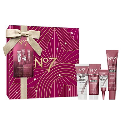 No7 Restore & Renew Regime Collection 4 Piece Gift Set