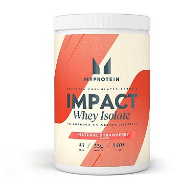 Myprotein Impact Whey Isolate Natural Strawberry 480g Tub