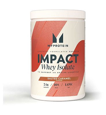 Myprotein Impact Whey Isolate Salted Caramel 480G Tub