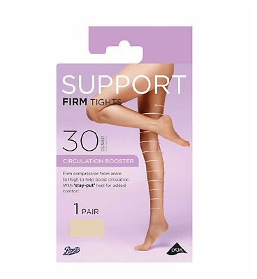 Boots Firm Support Tights Nude Large
