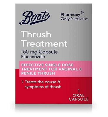 Boots Thrush Treatment 150mg Capsule  1 Oral Capsule