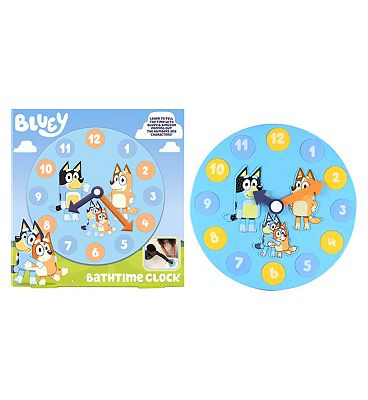 Bluey Wet & Stick Clock Set