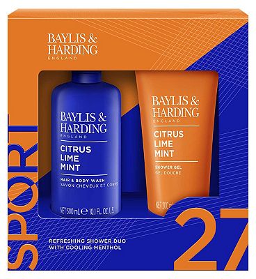 Baylis & Harding Citrus, Lime & Mint Men's Refreshing Sport Shower Duo Gift Set