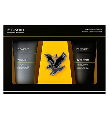 Lyle & Scott Fundamentals Edit Body Wash, Key Chain & Face Wash