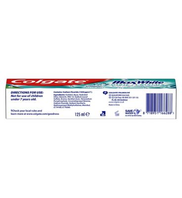 Colgate Max White Crystal Whitening Toothpaste 125ml (13)