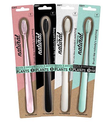 The Natural Family Co. Toothbrush Single Pastel Assorted