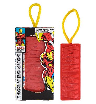 Marvel Iron Man Soap On A Rope 150g