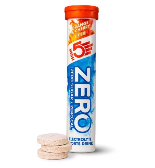 HIGH5 ZERO Orange & Cherry Electrolyte Hydration Tabs 20 tabs