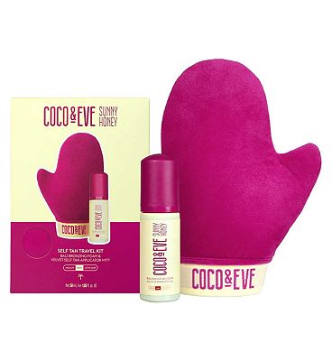 Coco & Eve Sunny Honey Self Tan Travel Kit - Dark