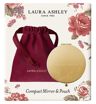 Laura Ashley Compact Mirror & Pouch