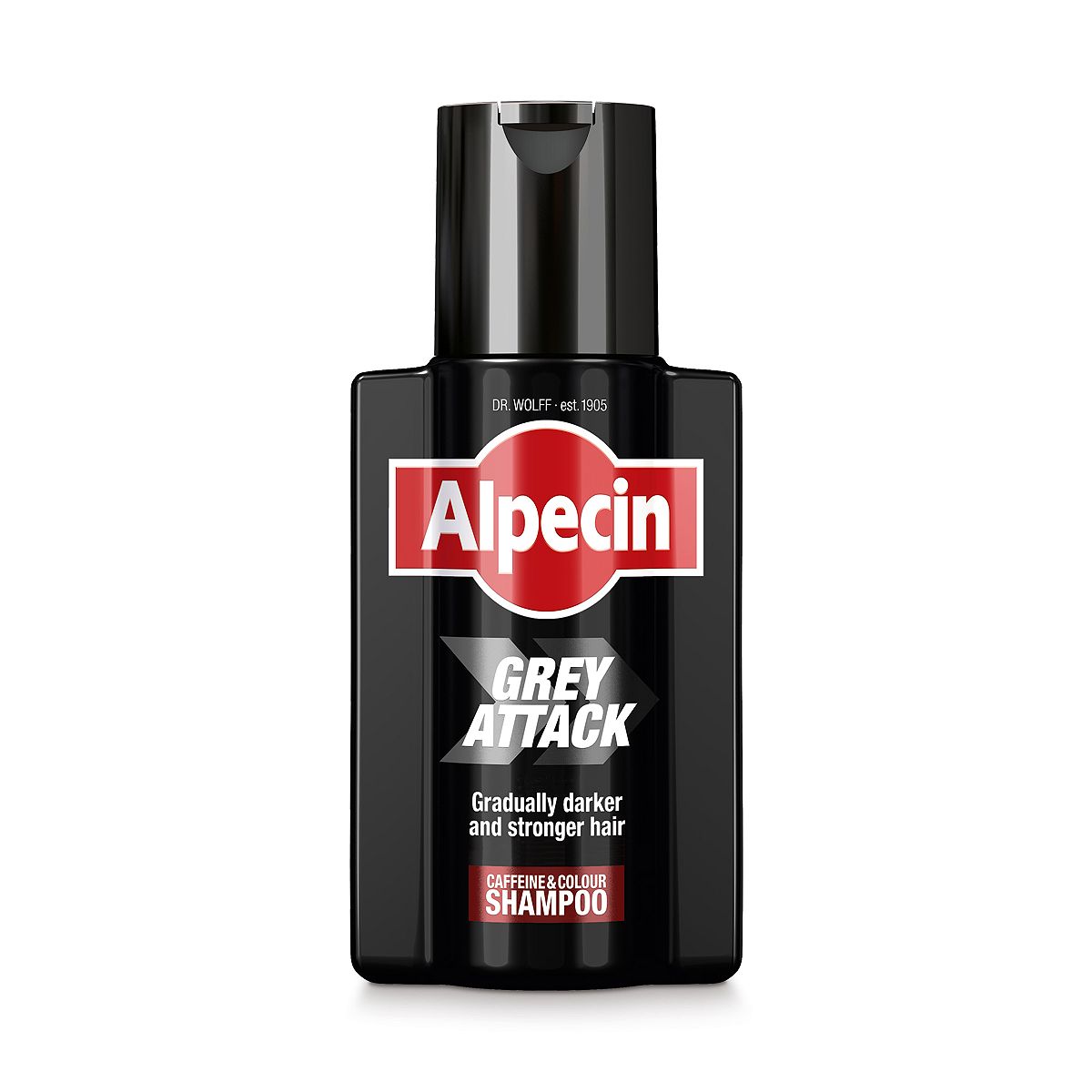Alpecin Attack Caffeine & Colour Shampoo200 Ml, 200Ml Grey