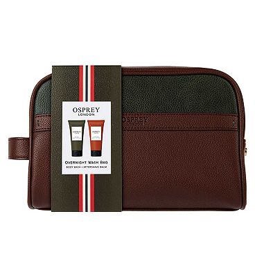 Osprey Overnight Washbag Body Wash & Aftershave Balm Gift Set