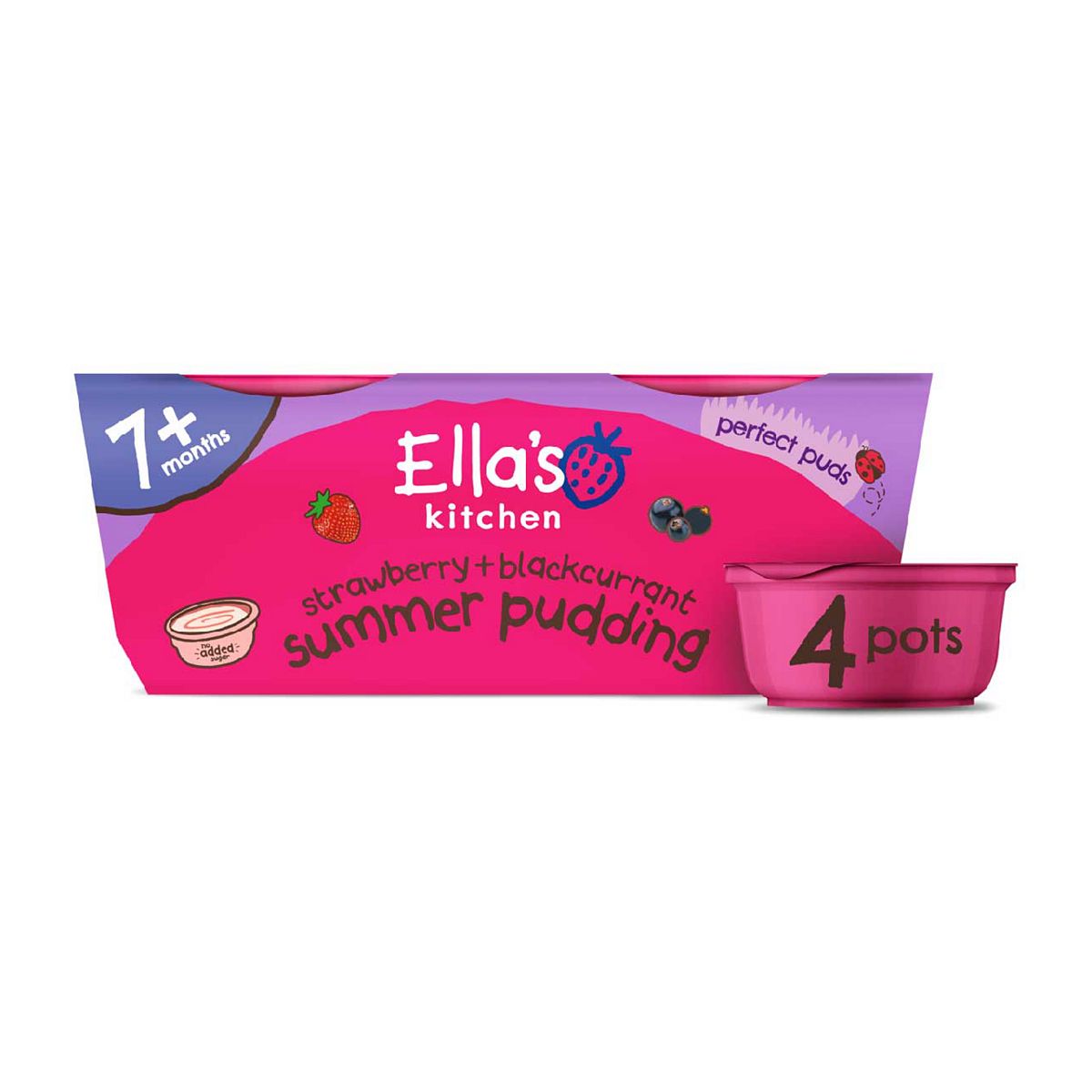 Ella's Kitchen Organic Summer Pudding 80G 4S