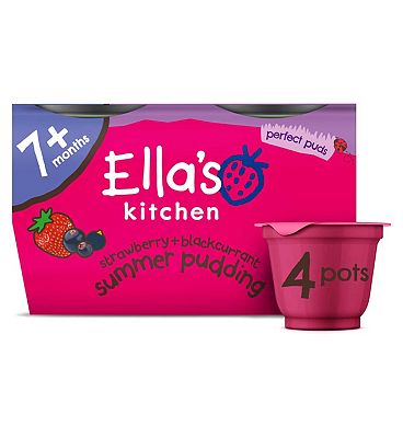 Ella's Kitchen organic summer pudding 80g 4s