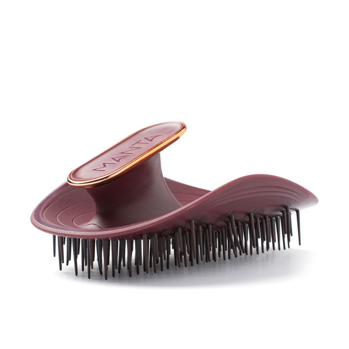 Manta Fine Or Fragile & Sensitive Scalp Brush - Classic Burgundy