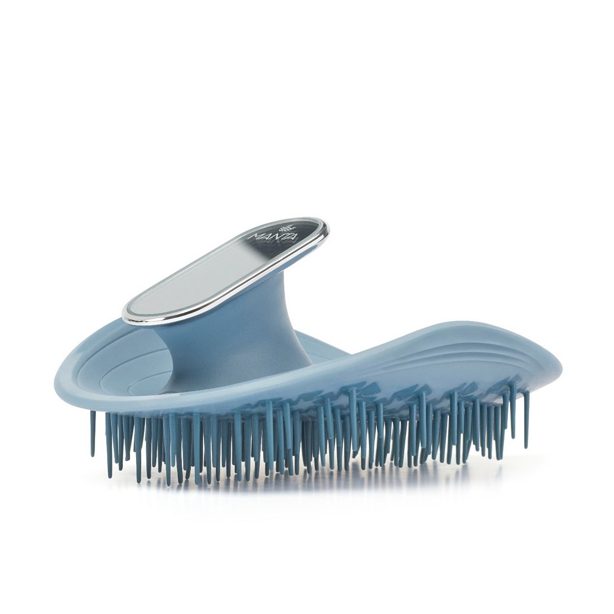 Manta Mirror Fine Or Fragile & Sensitive Scalp Brush - Powder Blue