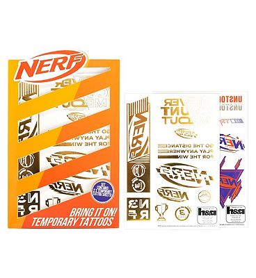 Nerf Temporary Tattoos Set