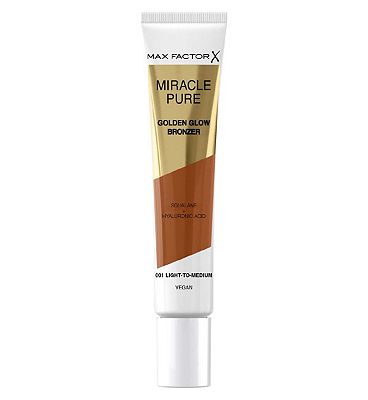 Max Factor Miracle Pure Golden Glow Bronzer Medium to Deep 15ml Medium to Deep 002