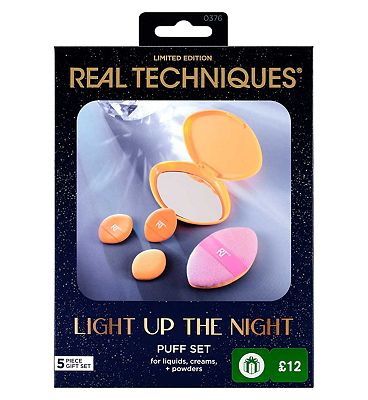 Real Techniques Light Up The Night Puff Set