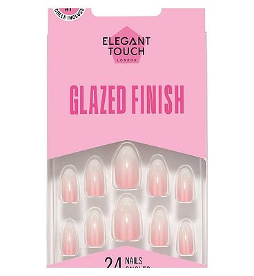 Elegant Touch Glitter Nails Glazed 24pck False Nails