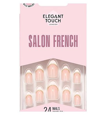 Elegant Touch Salon French Nails 147 24Ppck False Nails