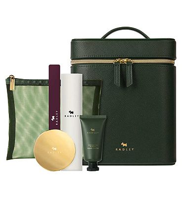 Radley Vanity Case With Makeup Bag, Mirror, Nail File & Hand Cream