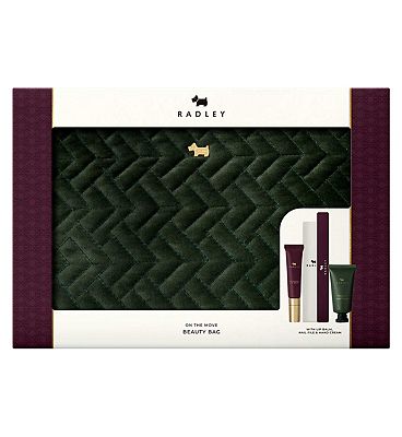 Radley Quilted Beauty Bag Handbag Collection With Lip Balm, Nail File & Hand Cream