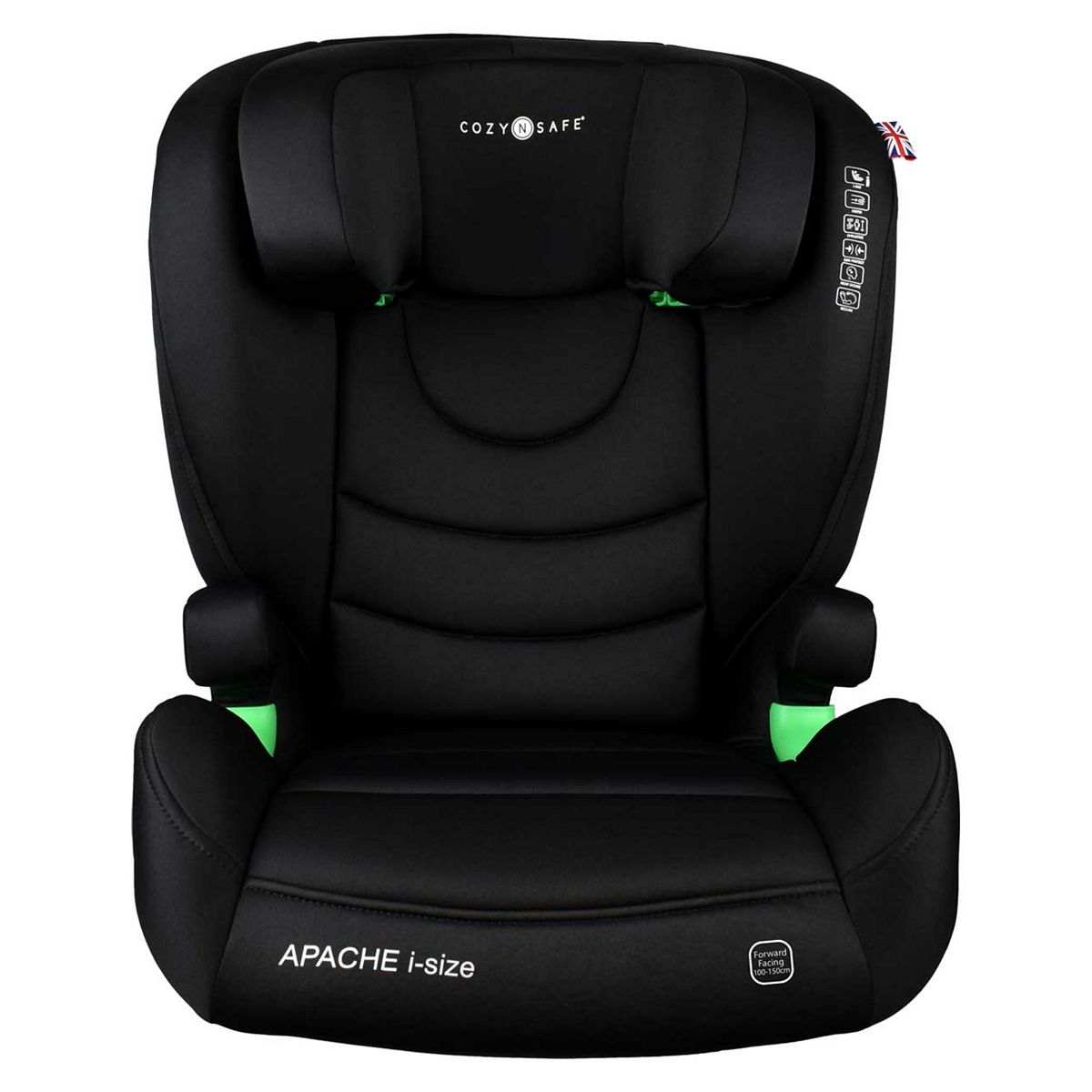 Cozy N Safe Apache I-Size Child Car Seat 100-150Cm - Onyx