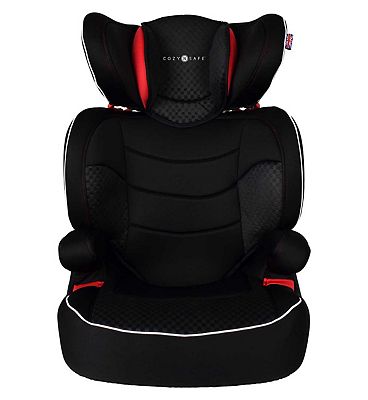 Cozy n Safe Augusta Ezfix Child Car Seat Group 2/3 - Black/Red