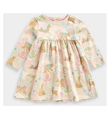 Mothercare Woodland Jersey Dress 9 - 12 Months