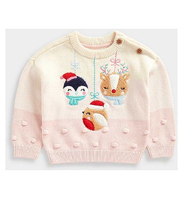 Mothercare Festive Knitted Jumper 5 - 6 Years