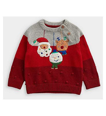 Mothercare Festive Bauble Knitted Jumper 2 - 3 Years