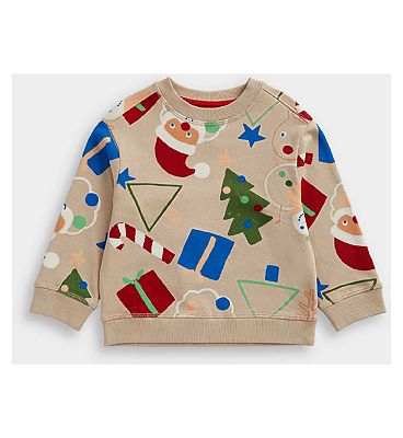 Mothercare Festive Sweat Top 12 - 18 Months