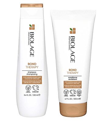 Biolage Professional Bond Therapy Shampoo and Conditioner Infused with Citric Acid & Coconut Oil For